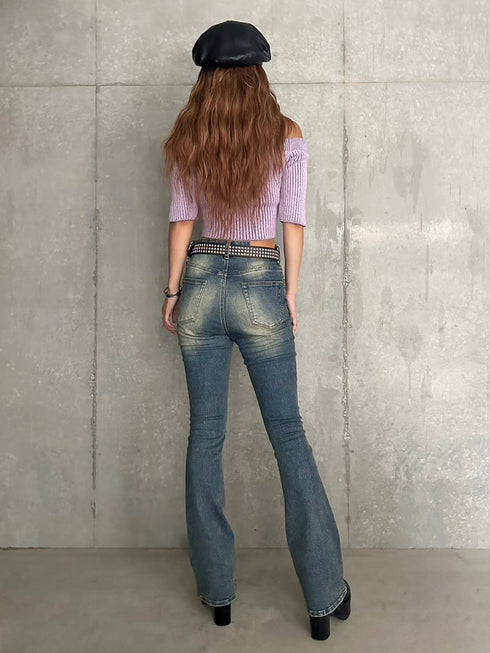 ヴィンテージフレアデニムパンツ